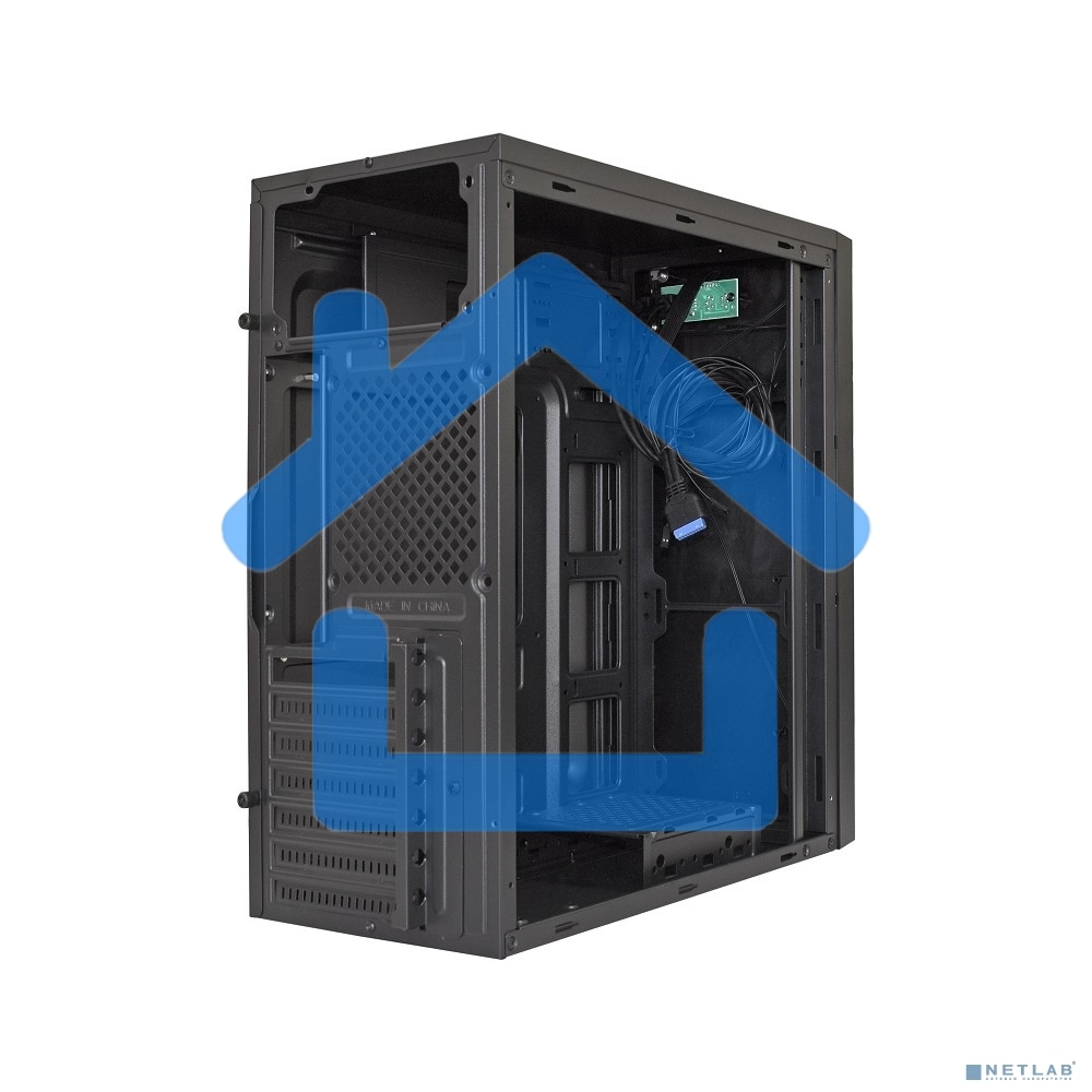 Компьютерный корпус Miditower ExeGate XP-333U Black, ATX, (XP500, Black,120мм), 1*USB/2*USB 3.0, Audio