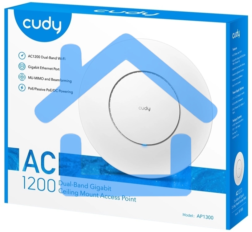 Точка доступа Cudy AP1300 AC1200 Wi-Fi белый