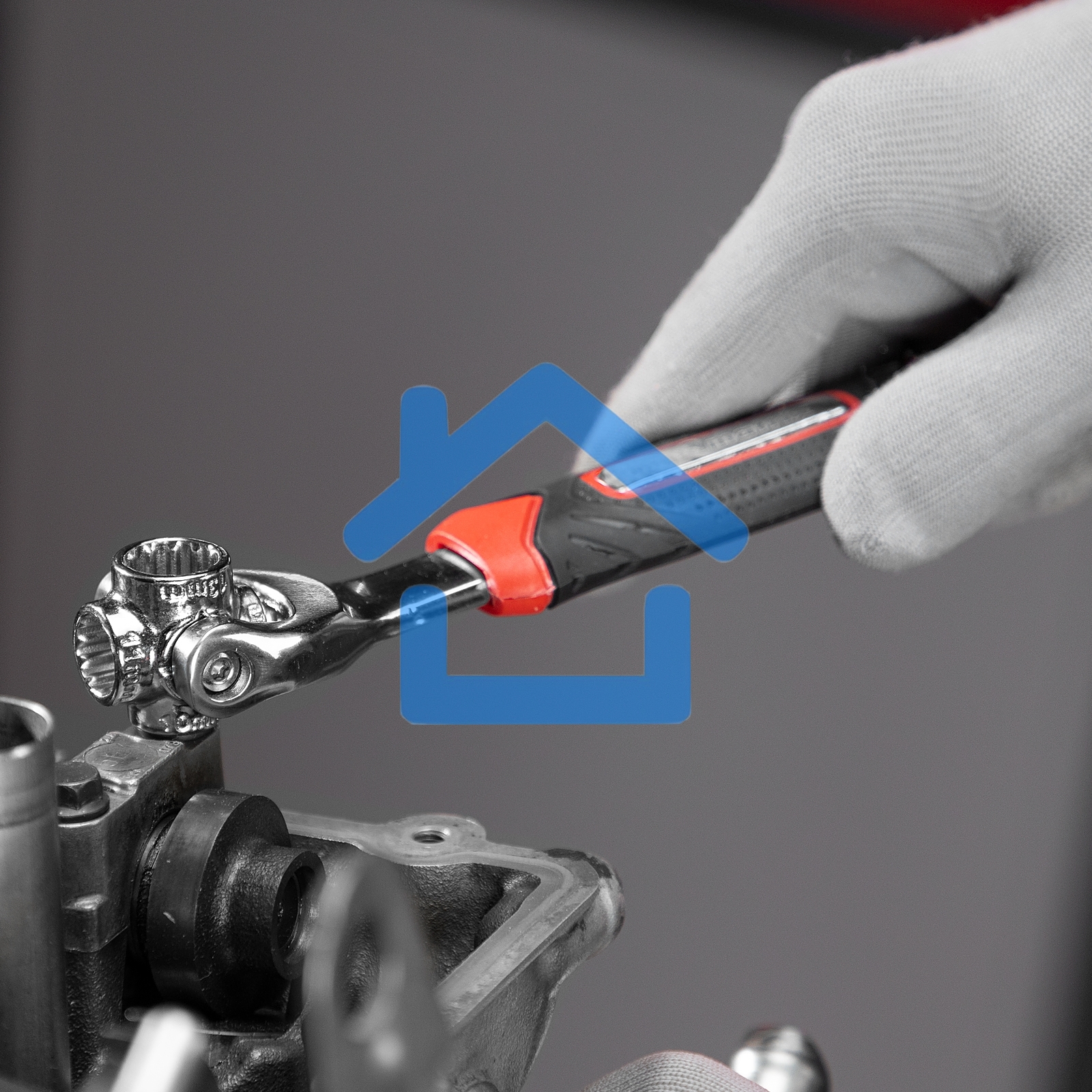 Ключ универсальный Matrix 48 в 1, СrV, 8-19мм, Spline 14999