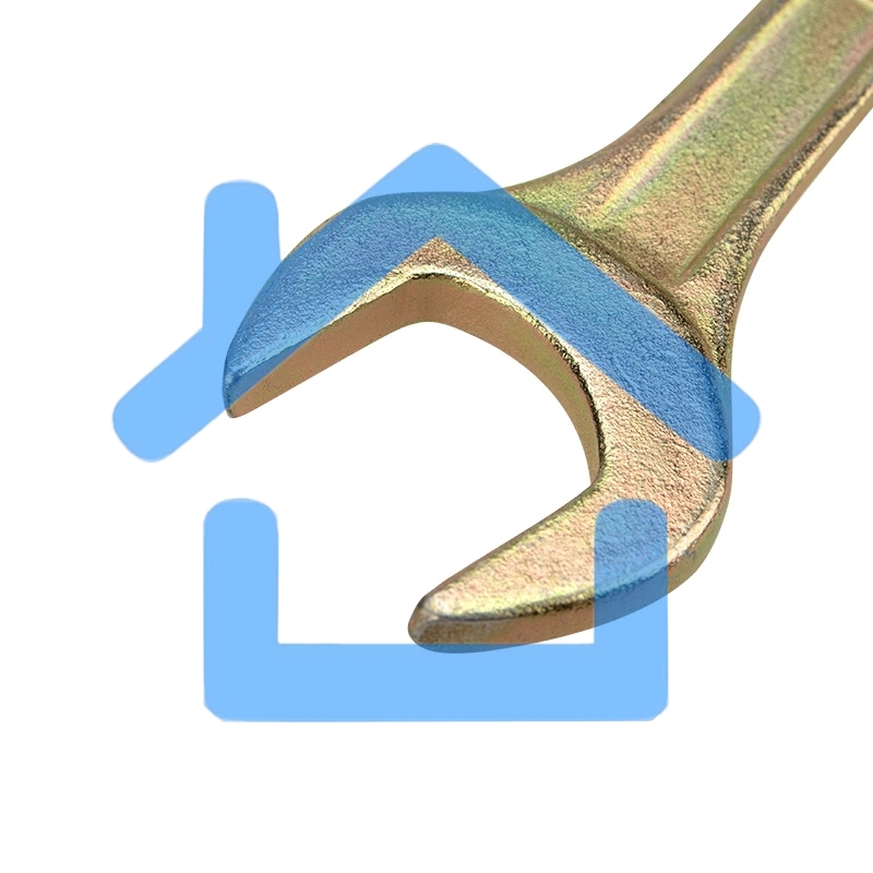 Ключ гаечный рожковый Rexant 19х22 мм, желтый цинк