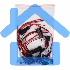 Автомобильный разъем штекер с проводом 20 см DJ7021-1.5-11