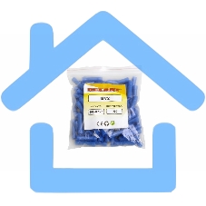 Соединительная гильза изолированная L-26 мм 1.5-2.5 мм² (ГСИ 2.5/ГСИ 1,5-2,5) синяя Rexant