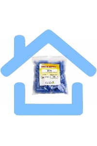 Соединительная гильза изолированная L-26 мм 1.5-2.5 мм² (ГСИ 2.5/ГСИ 1,5-2,5) синяя Rexant