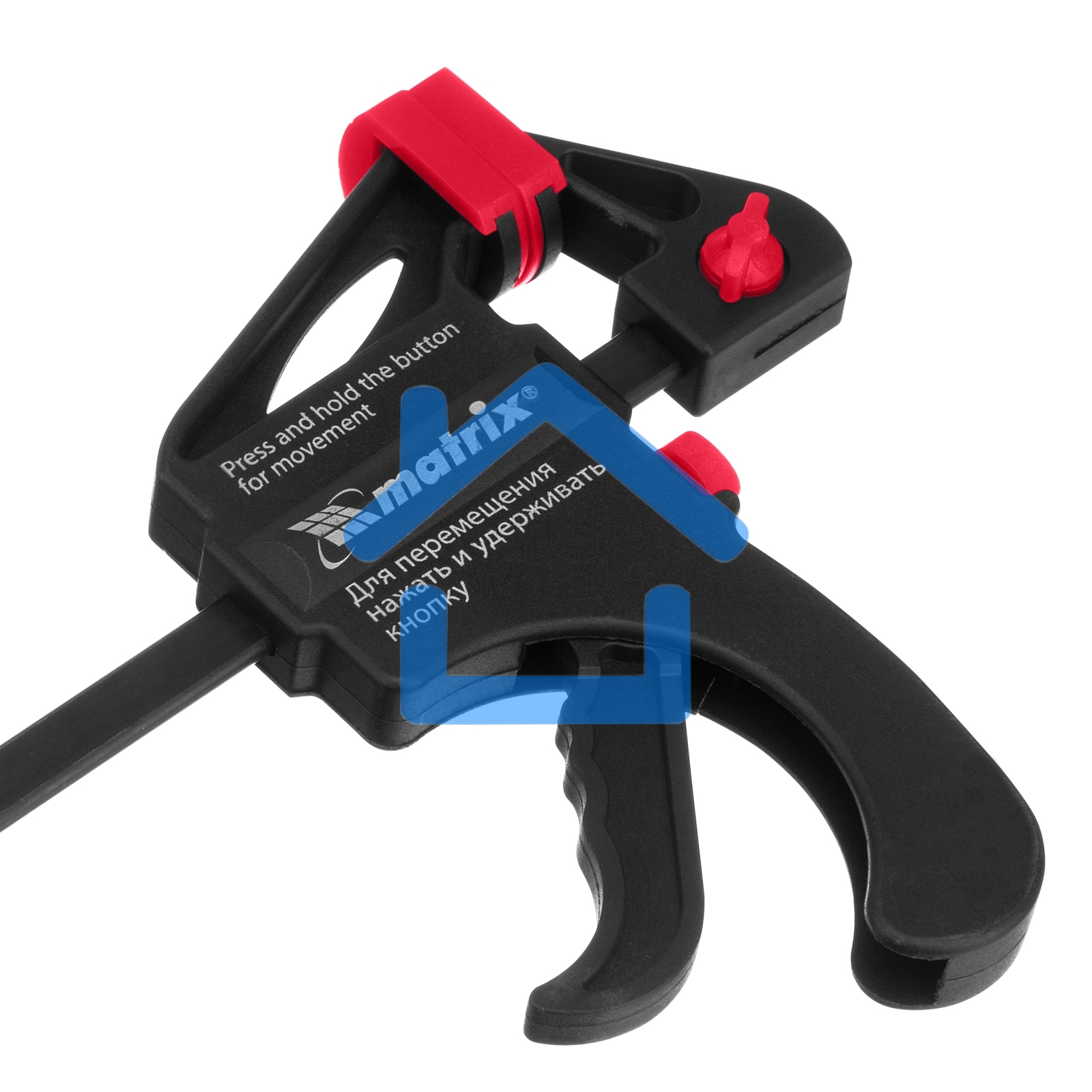 Струбцина универсальная Matrix, быстрозажимная, F-образная, 300 х 415 х 45 мм, пластиковый корпус