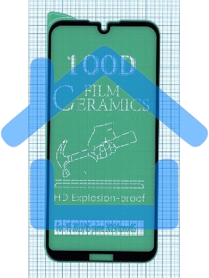 Керамическая пленка (стекло) для Huawei Y5 2019 черный