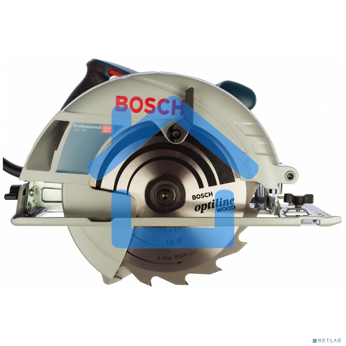 Пила дисковая Bosch GKS 190 0601623000 1200 Вт, 190х30мм, 66мм, 4,2кг, коробка