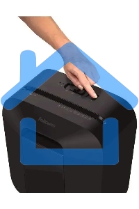 Шредер Fellowes PowerShred LX25 черный (секр.P-4)/перекрестный/6лист./11.5лтр./скрепки/скобы/пл.карты