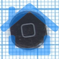 Кнопка HOME для Apple Ipad mini черная