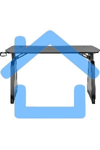 Стол игровой Cactus CS-GMD-BK-RGB столешница МДФ, черный каркас черный 136x60x75см