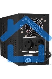 Источник бесперебойного питания ExeGate SineTower SN-1500.LCD.AVR.2SH.1C13.USB 1500VA/1200W, чистая синусоида, LCD дисплей, AVR, 2*Schuko+1*C13, USB, линейно-интерактивный, черный
