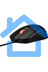 Мышь проводная ASUS P518 ROG STRIX IMPACT III черный, 12000 dpi, USB, кнопки - 5