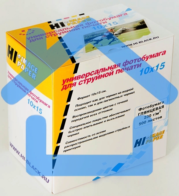 Бумага Hi-Black A21183 Фотобумага матовая односторонняя (Hi-image paper) 10х15, 230 г/м, 500 л. (MC230-4R-500)