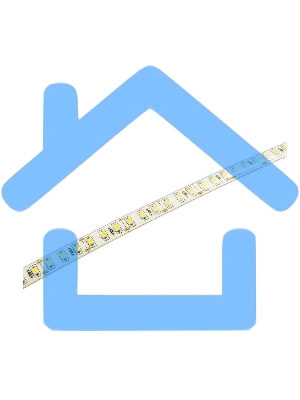 Лента светодиодная PLS 2835/120-12V-W 12Вт/м IP65 бел. свет (уп.5м) JazzWay 2859099