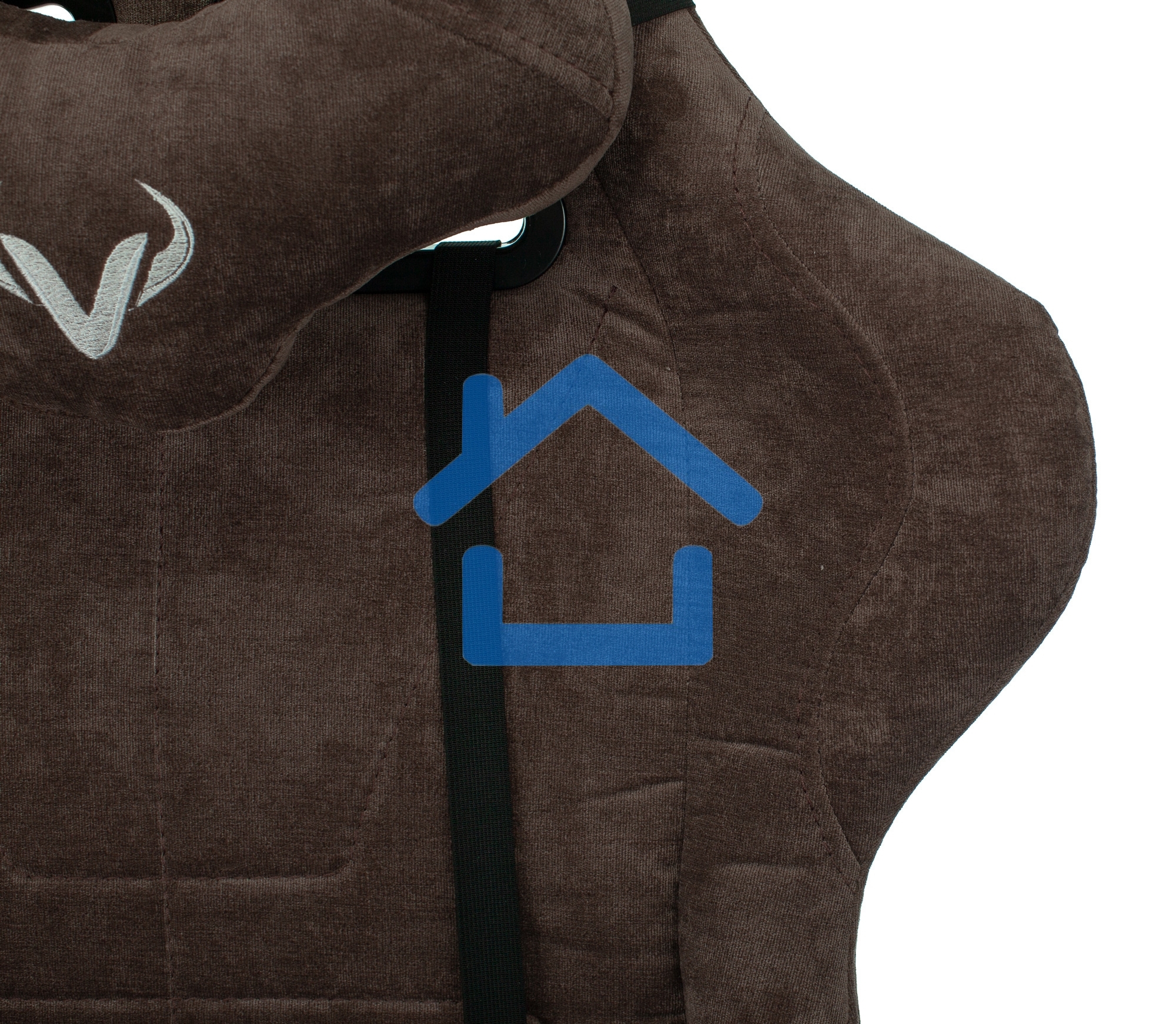Кресло игровое Бюрократ VIKING KNIGHT LT10 FABRIC коричневый крестовина металл/пластик