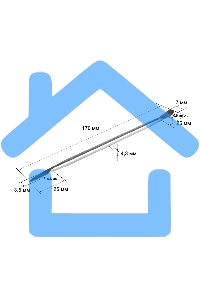 Спуджер металлический узкий (лопатка двухсторонняя) 170 мм