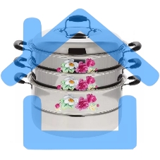 Мантоварка Трехуровневая KELLI KL-4244-28, диаметр 28см (1х4)