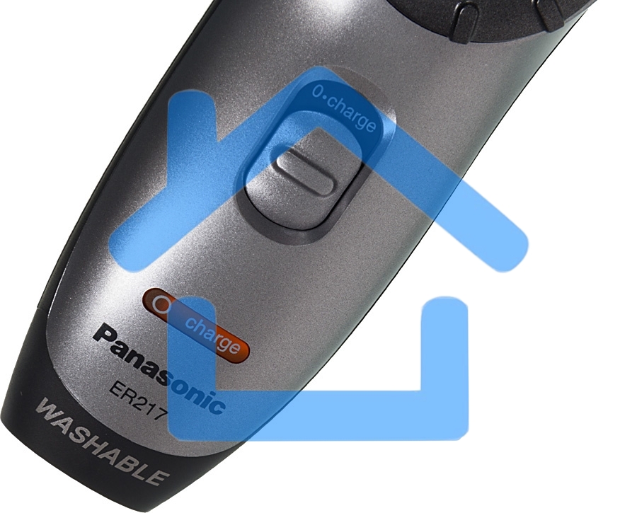 Машинка для стрижки Panasonic ER217S520 серебристый (насадок в компл:1шт)