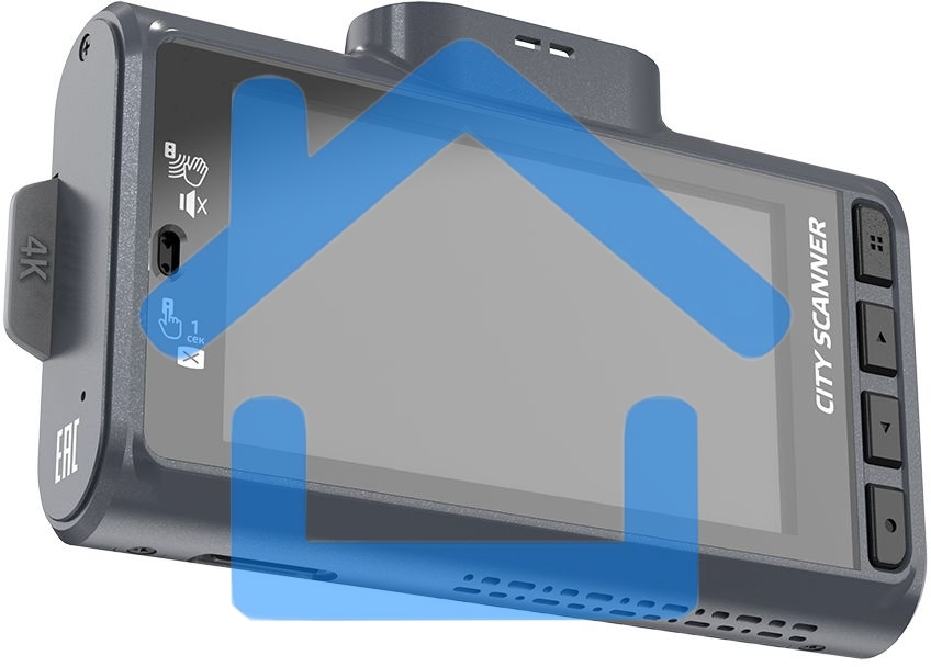 Видеорегистратор Silverstone F1 CityScanner 4K Wi-Fi черный 2Mpix 2160x3840 2160p 140гр. GPS AIT 8629