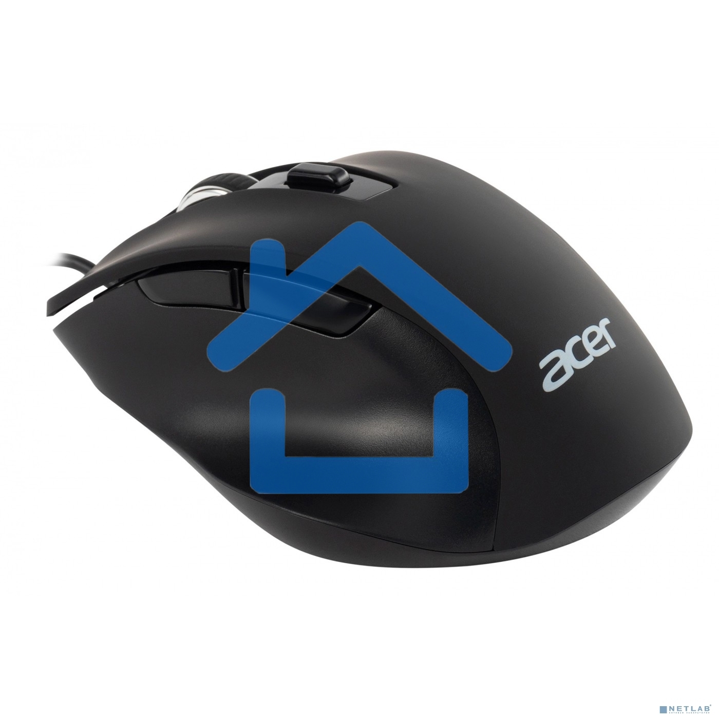 Мышь проводная Acer OMW120 черный, 2000 dpi, USB, кнопки - 6