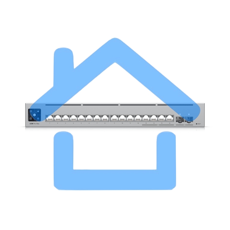 Коммутатор Ubiquiti Networking interface, (12) GbE RJ45 ports (4) 1/2.5 GbE RJ45 ports (2) 10G SFP+ ports ; Total non-blocking throughput, 42 Gbps ; Switching capacity, 84 Gbps