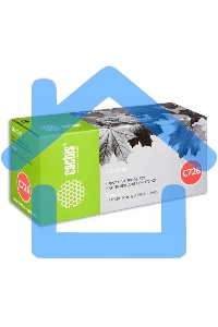 Картридж лазерный Cactus CS-C726S черный (2100 стр.) для Canon LBP-6200/LBP-6200D