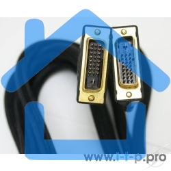 КабельКабель DVI-D dual link Gembird, 3.0м, 25M/25M, экран, феррит.кольца, пакет CC-DVI2-10)