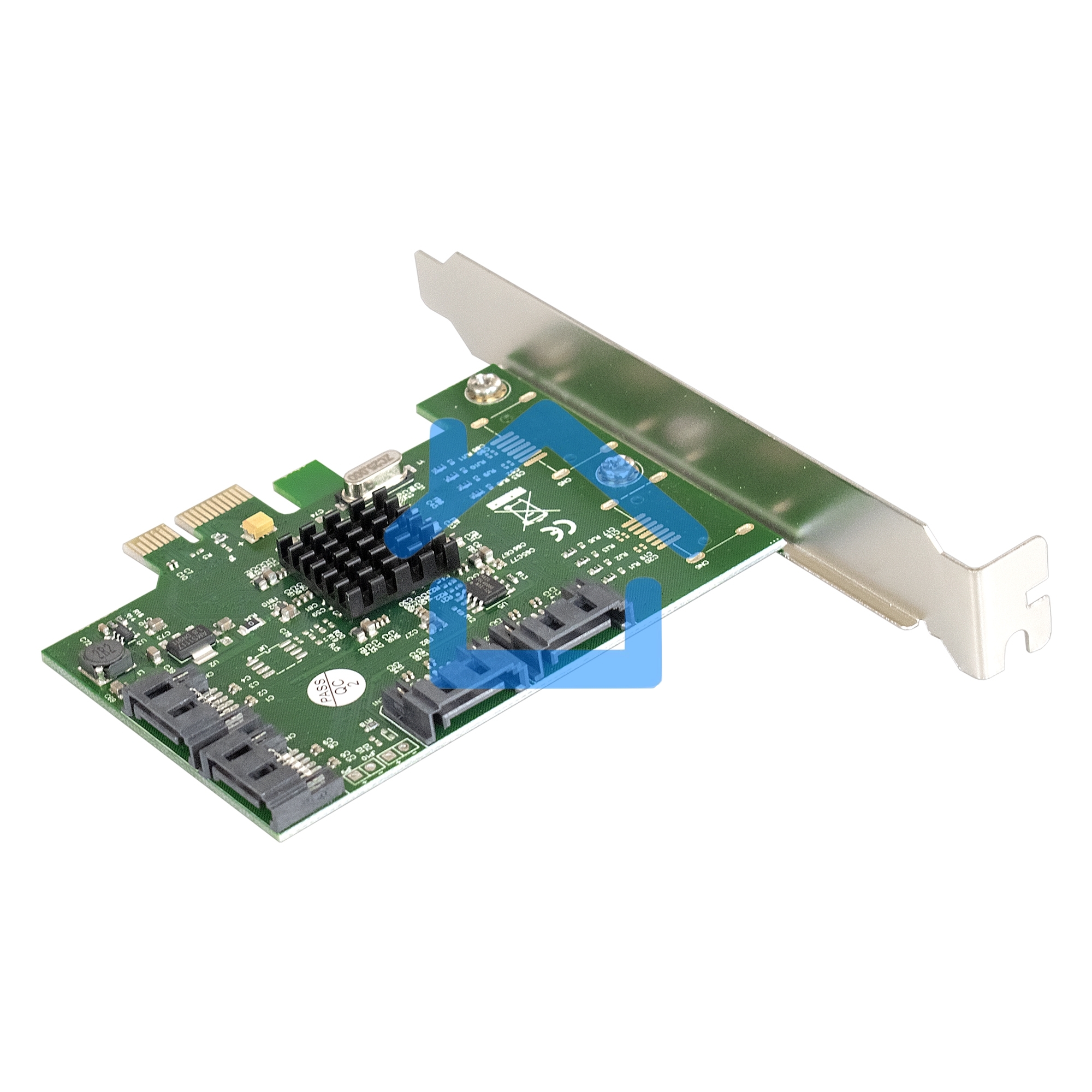 Контроллер ExeGate EXE-503 PCI-E 2.0, SATA3 6Gb/s, 4 int (OEM)