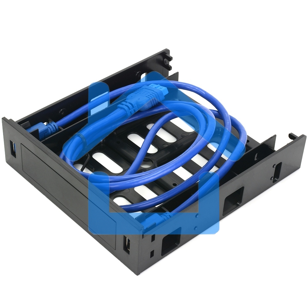 Панель с двумя портами USB 3.0 в слот 5.25 компьютерного корпуса и слот 1*3.5/2*2.5 CMU3-B5
