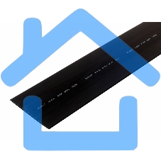 Термоусаживаемая трубка Rexant 100,0/50,0 мм, черная, упаковка 10 шт. по 1 м