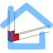 Угол плоский 150х50 Leg 010789