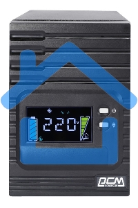 Источник бесперебойного питания Powercom Smart King Pro+ SPT-1000-II LCD 800Вт 1000ВА черный