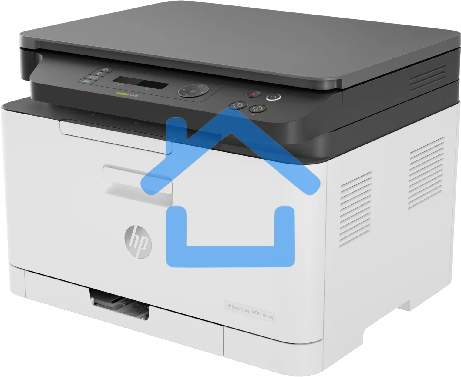 МФУ лазерное HP Color 178nw (4ZB96A), A4, цветной, печ. до 18 стр/мин. (ч/б) до 4 стр/мин. (цвет), 600 x 600 dpi, USB, RJ-45, Wi-Fi, Air Print, Mopria