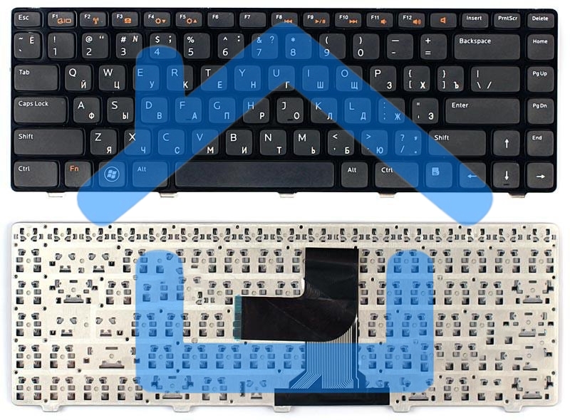 Клавиатура для ноутбука Dell XPS 15 L502X M5040 N5050 N5040 N4110 черная