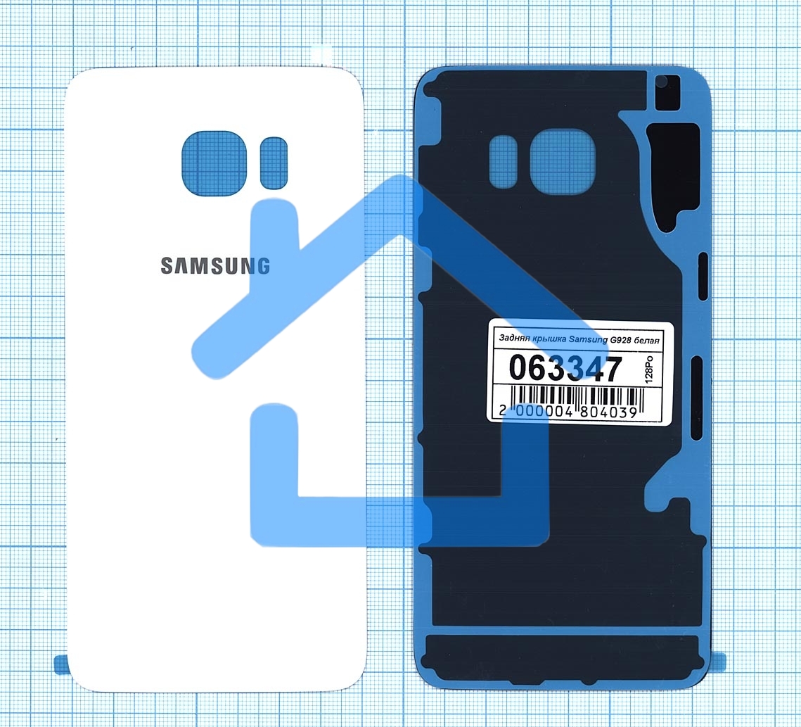Задняя крышка для Samsung G928 Galaxy S6 Edge Plus белый