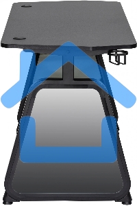 Стол игровой Cactus CS-GMD-BK-RGB столешница МДФ, черный каркас черный 136x60x75см