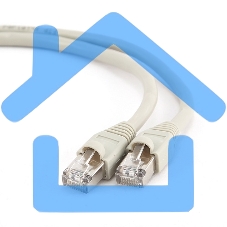 Патч-корд FTP Cablexpert кат.6, 10м, литой, многожильный (серый)