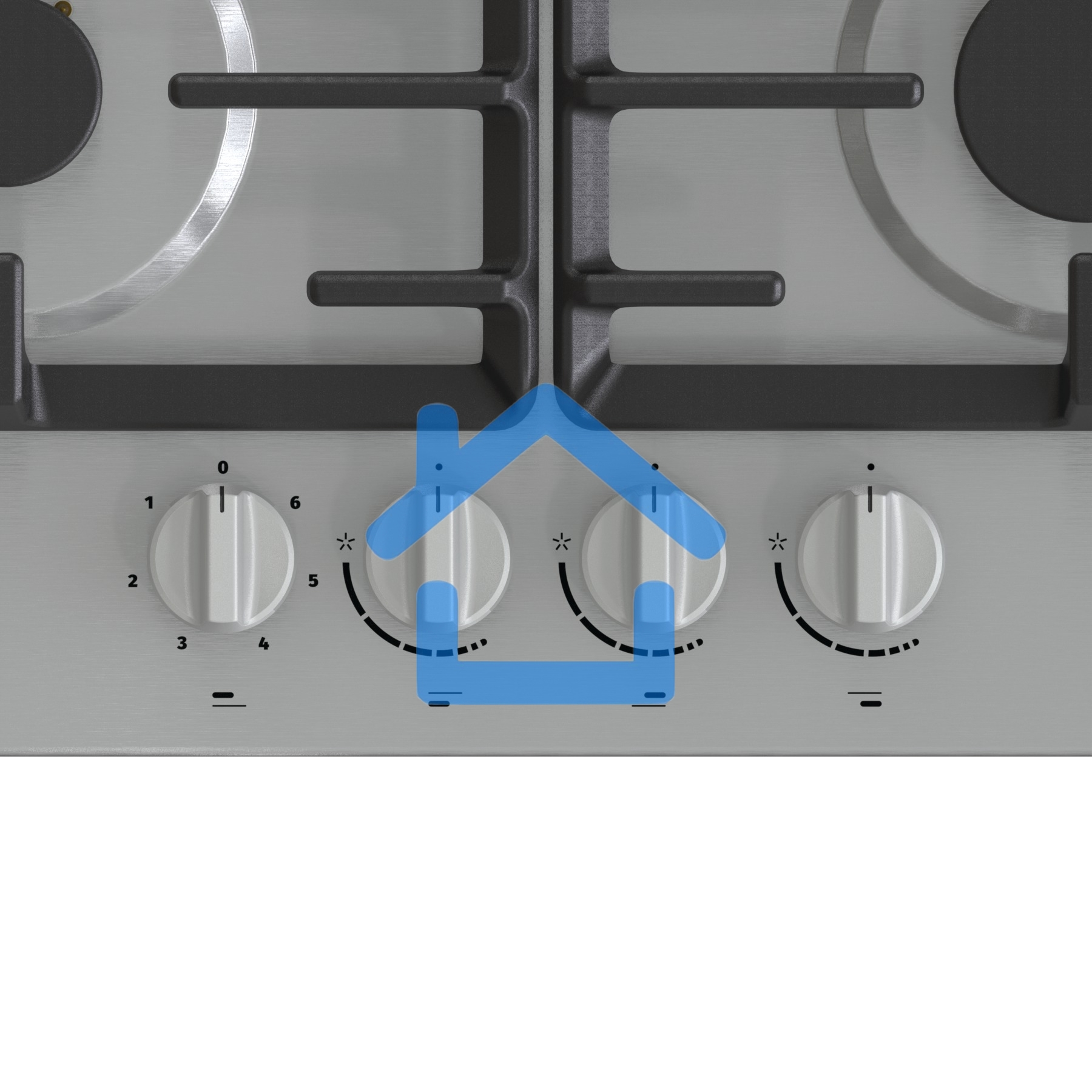 Газовая варочная поверхность Gorenje GE681X нержавеющая сталь