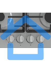 Газовая варочная панель Gorenje GE681X нержавеющая сталь