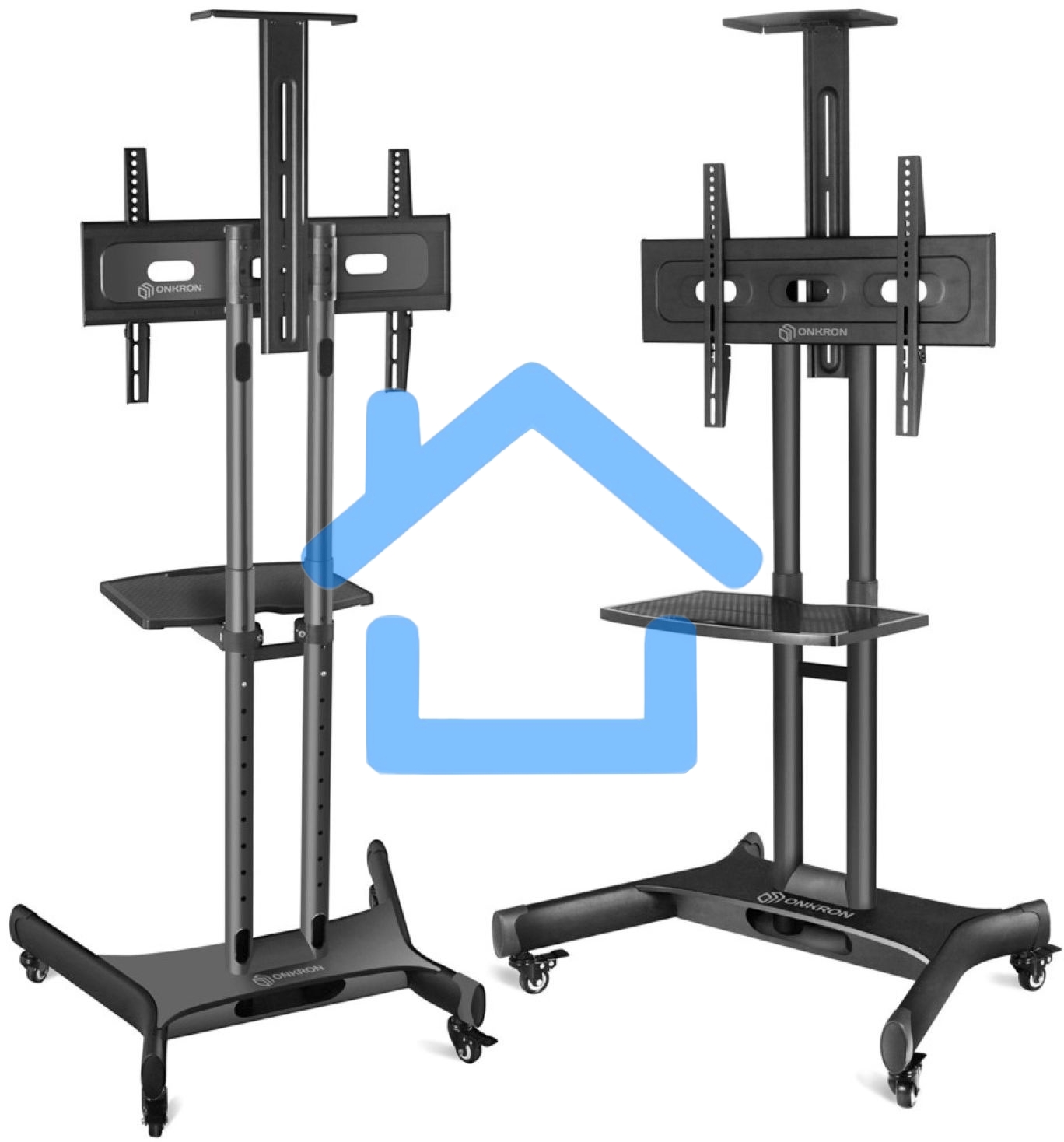 Мобильная стойка ONKRON TS1551 черный