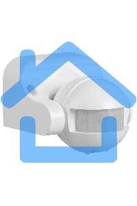 Детектор движения ДД 009 1100Вт угол. обз. 180град. IP44 бел. ИЭК LDD10-009-1100-001