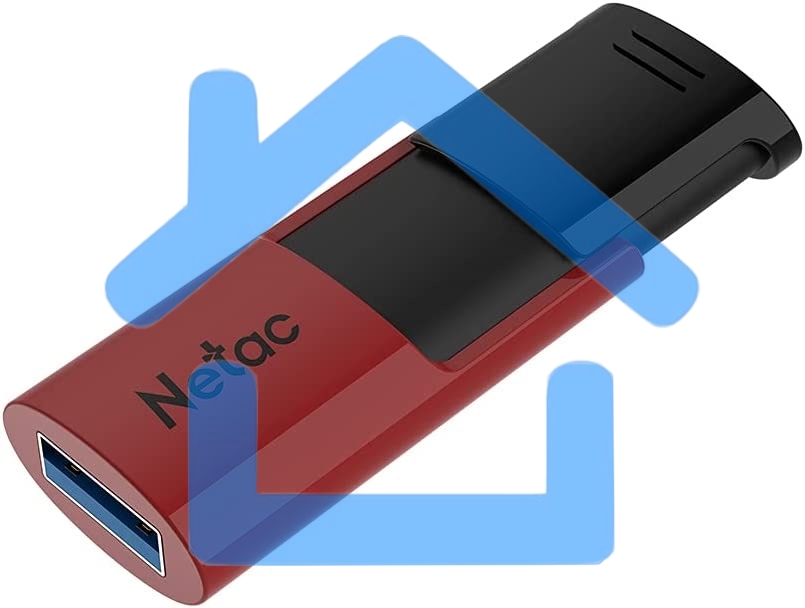 Флешка USB R/W Drive Netac U182 Red USB3.0 128Gb, retail version