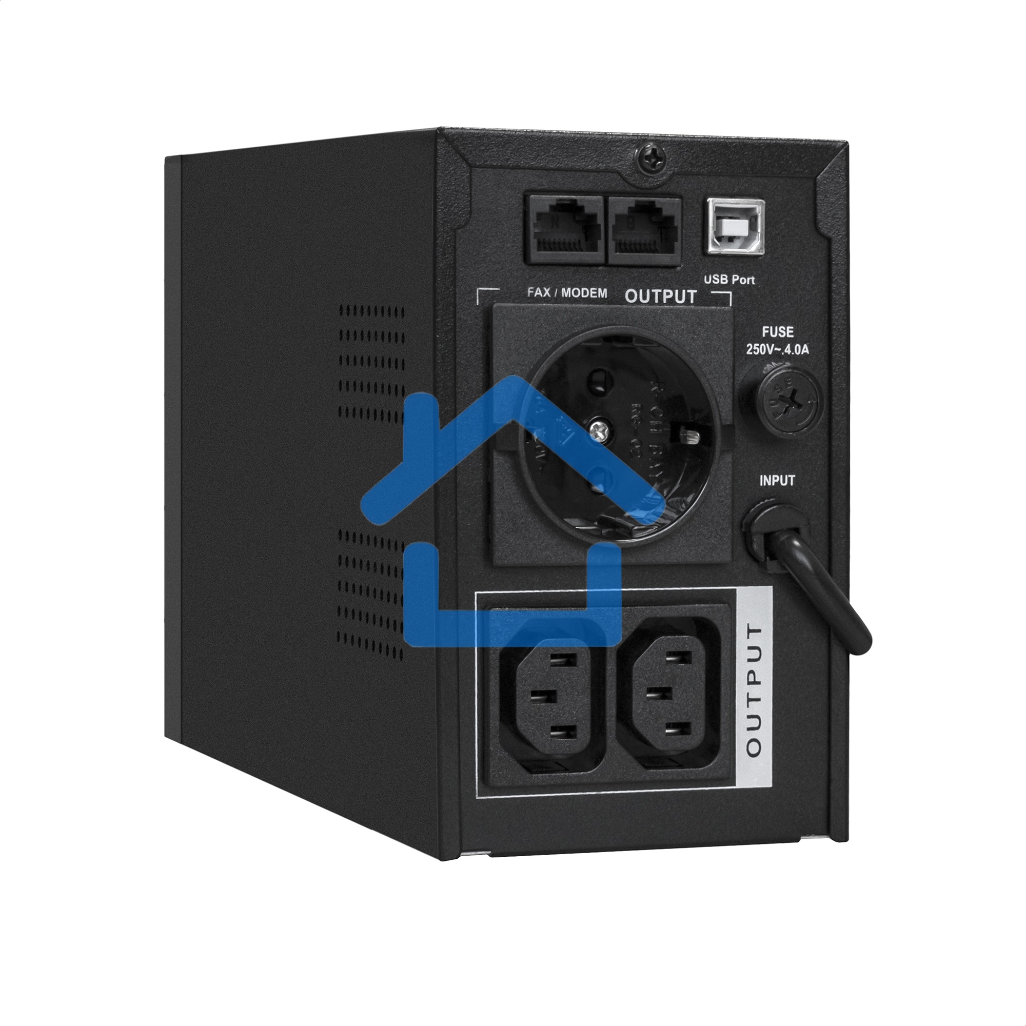 Источник бесперебойного питания ExeGate SpecialPro Smart LLB-1000.LCD.AVR.1SH.2C13.RJ.USB <1000VA/550W, LCD, AVR, 1*Schuko+2*C13, RJ45/11,USB, металлический корпус, черный>