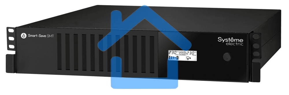 Источник бесперебойного питания Systeme Electriс Smart-Save SMT, 2000VA/1320W, RM 2U, Line-Interactive, LCD, Out: 230V 6xC13, SNMP Intelligent Slot, USB, RS-232