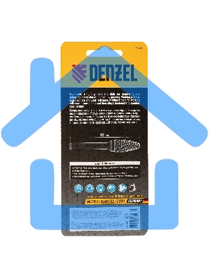 Борфреза по металлу твердосплавная, параболическая, тип-F, 12 мм Denzel