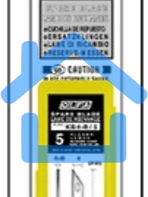 Лезвия OLFA OL-KB4-R/5 закругленные для ножа AK-4, 6(8)х38х0,45мм, 5шт
