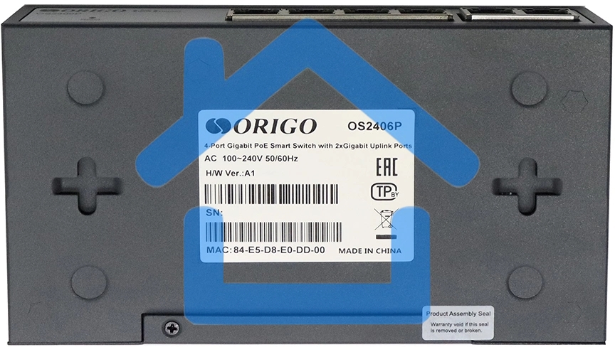 Коммутатор Smart Managed L2 PoE Switch 4 x 1000Base-T PoE+, 2 x 1000Base-T, PoE-60W budget