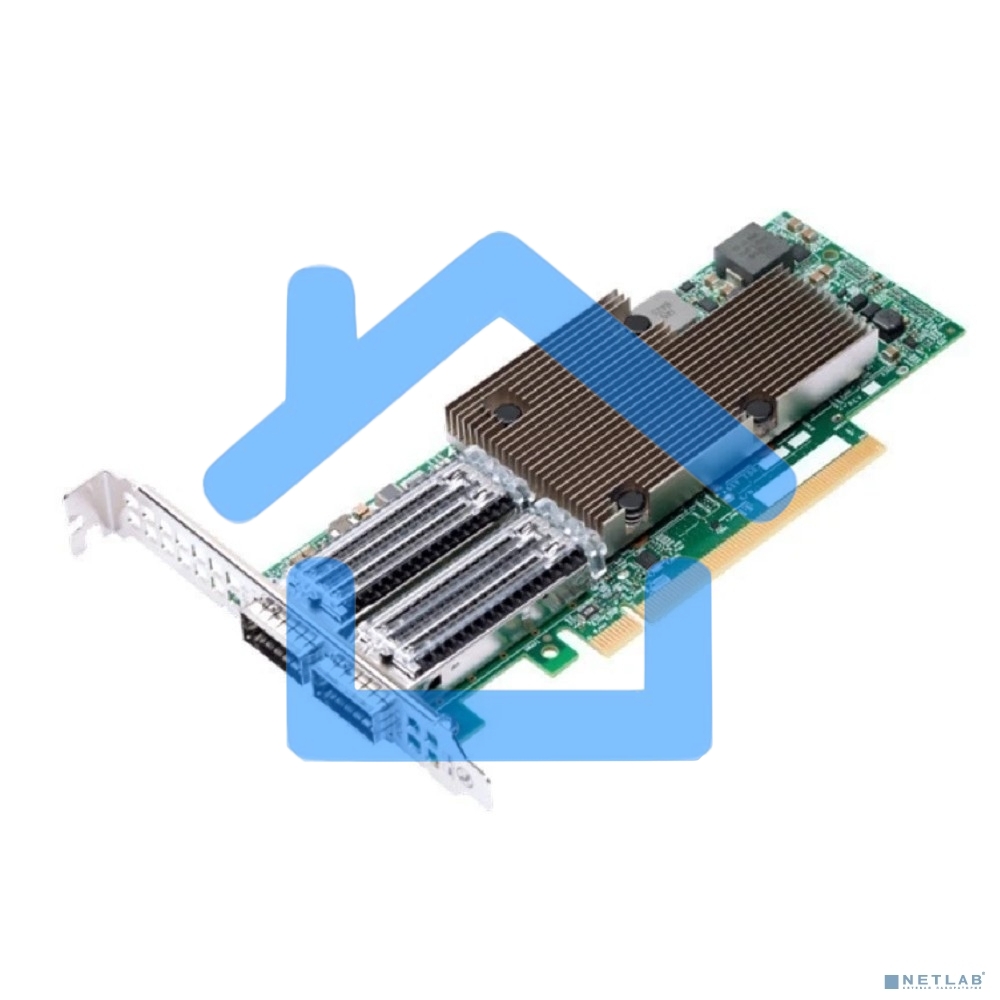 Сетевая карта NetXtreme P2100G (BCM957508-P2100G) SGL 2x100GbE (100/50/25/10GbE), PCIe 4.0 x16, QSFP56, BCM57508, NIC Adapter