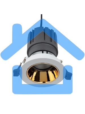 Светильник встраиваемый поворотный Rexant Horeca Dark Light с антиослепляющим эффектом 12 Вт 4000 К LED GOLD