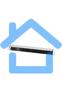 Аксессуар ЦМО Блок розеток Rem-10 без шнура с инд., 10 IEC 60320 C13, вход IEC 60320 C14, 10A, алюм., 19