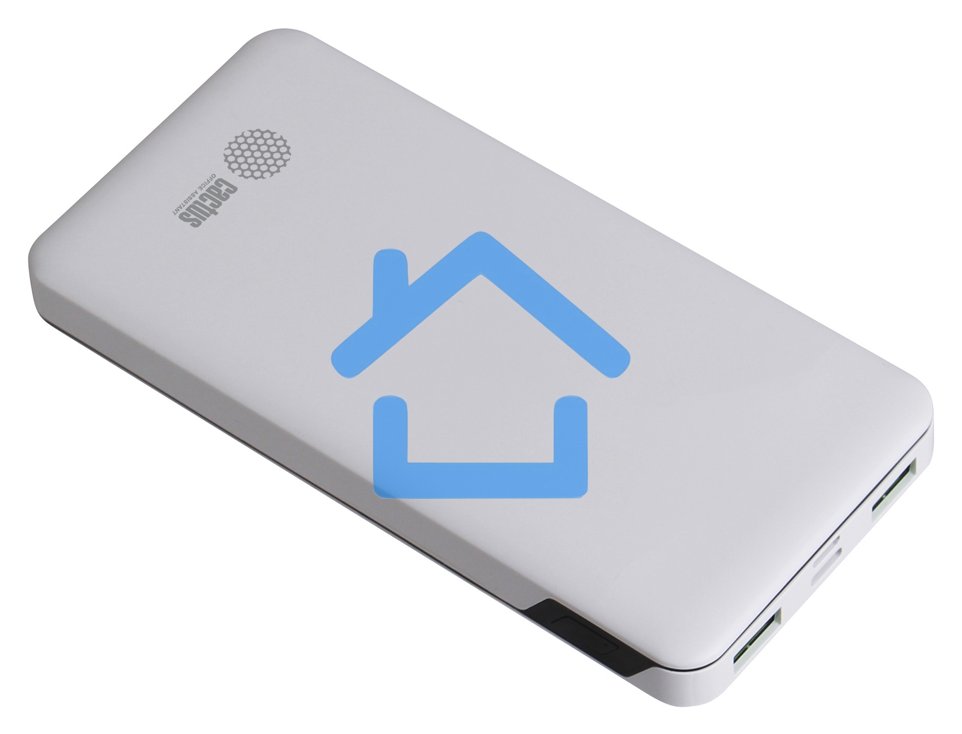 Портативный аккумулятор Cactus CS-PBFSKT-10000 10000mAh 2.1A 2xUSB белый